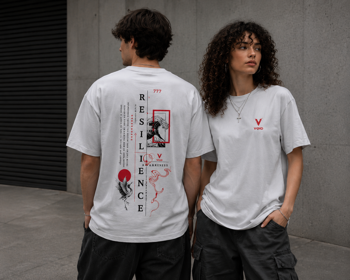 VØID RESILIENCE T-Shirt – WHITE EDITION