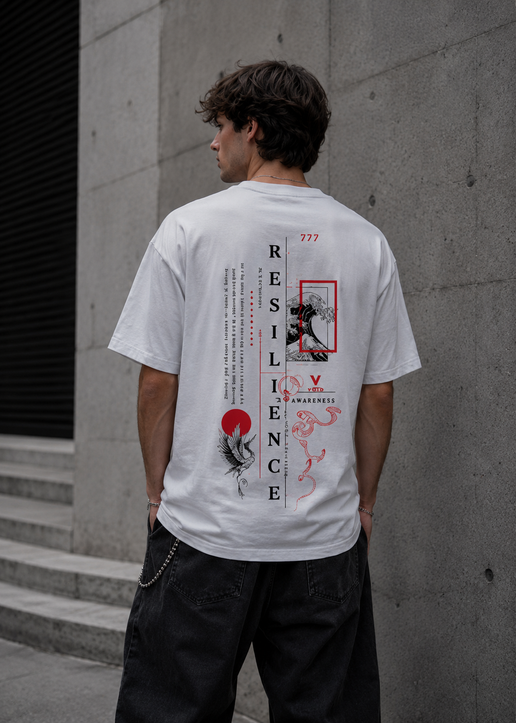 VØID RESILIENCE T-Shirt – WHITE EDITION