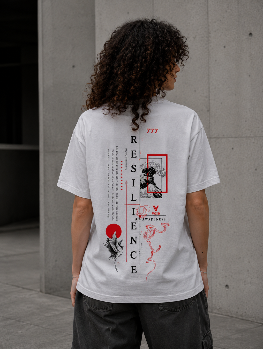 VØID RESILIENCE T-Shirt – WHITE EDITION