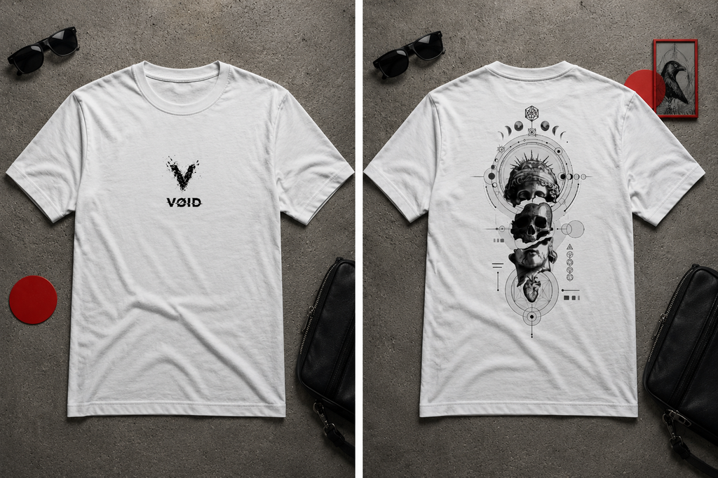 VØID ENIGMA T-Shirt – WHITE EDITION