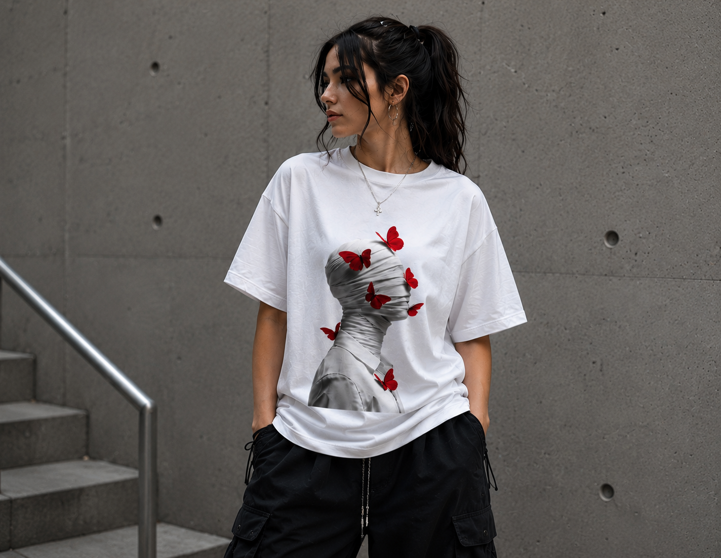 VØID BUTTERFLY EFFECT T-Shirt - WHITE EDITION