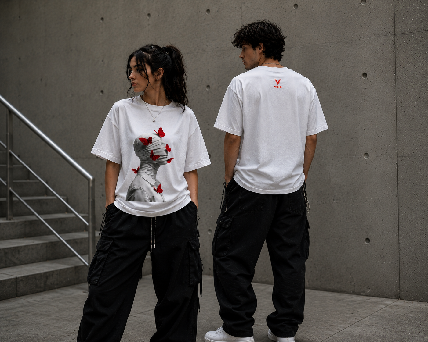 VØID BUTTERFLY EFFECT T-Shirt - WHITE EDITION